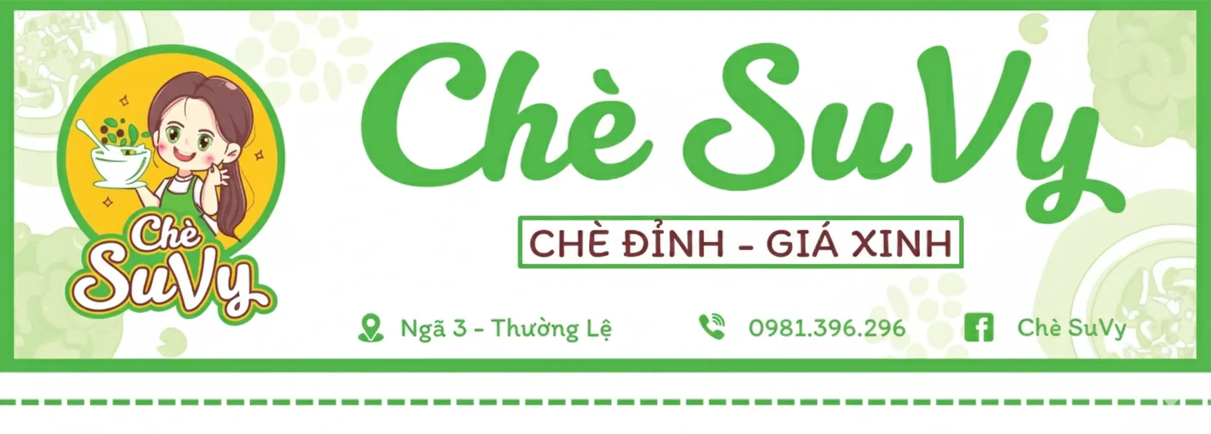 Chè Nhà Suvy - Chè trái cây, chè truyền thống, sữa chua, caramen tại 33 Quang Trang, Hà Nội