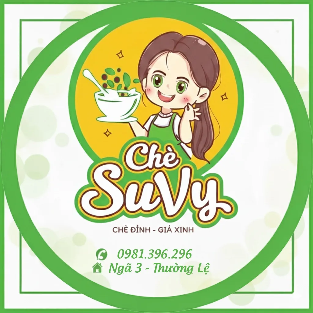 Logo Chè Nhà Suvy 33 Quang Trung, Hà Nội